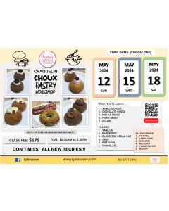 CRAQUELIN CHOUX PASTRY WORKSHOP