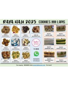 RAYA HAJI 2025 COOKIES & LAPIS